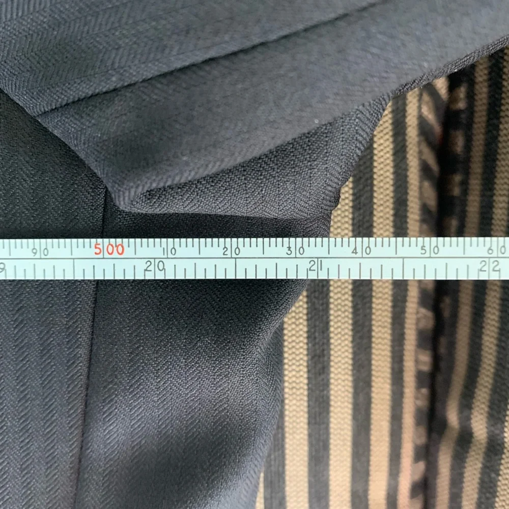 Bar III 100% Wool Men’s Suit Jacket Blazer 42L gray striped extra slim fit